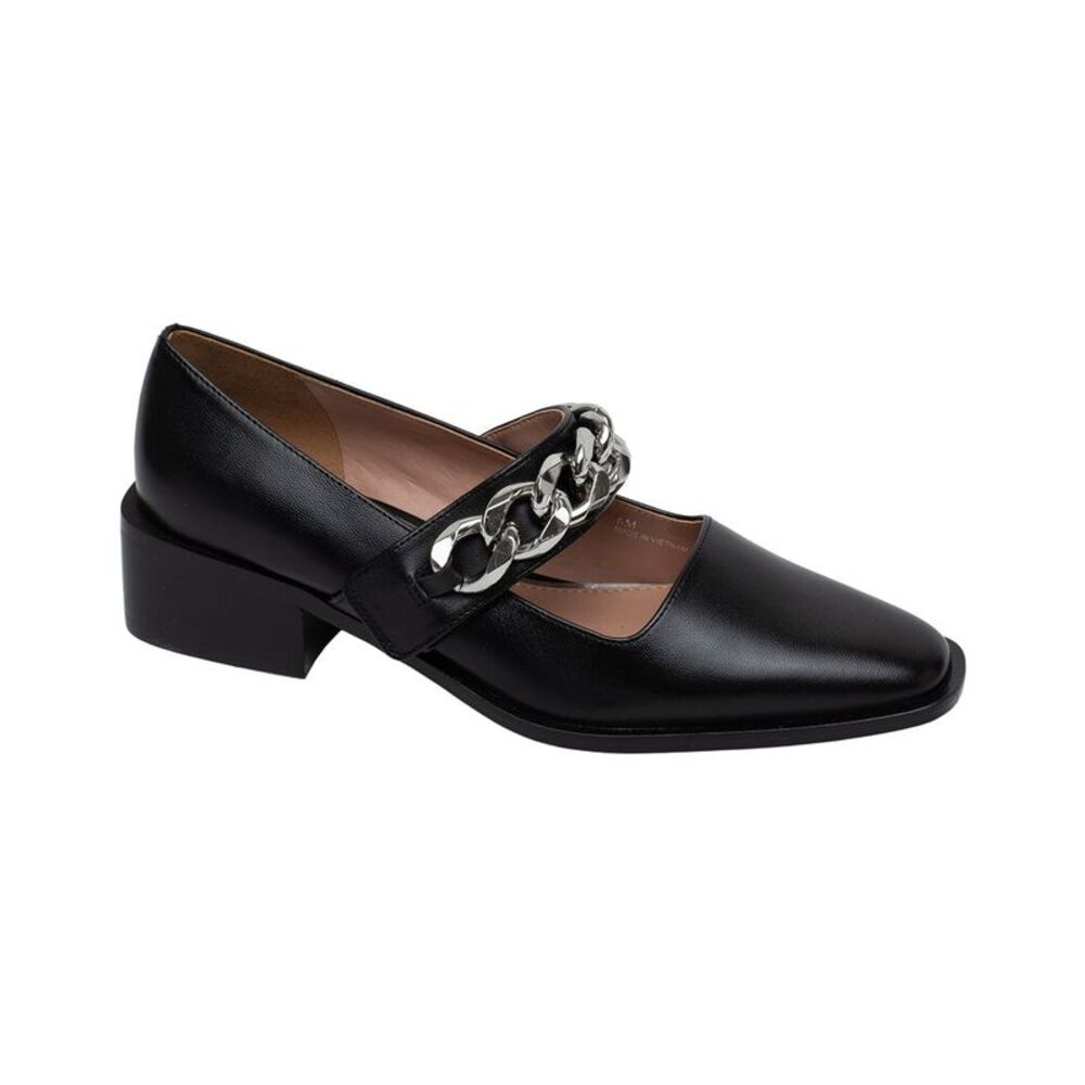Linea Paolo Meryl Leather Pump, Black